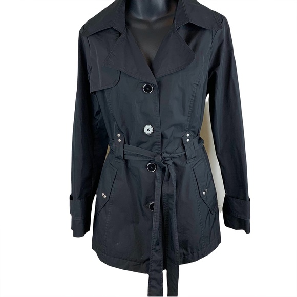 Weather Tamer Jackets & Blazers - Weathertamer Black Trench coat , Size M